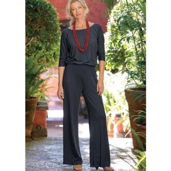 Soft Surroundings Toujours Jersey Jumpsuit NEW - Picture 1 of 9